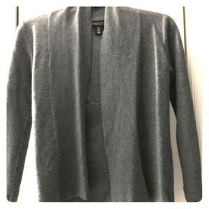 Gray sweater cardigan